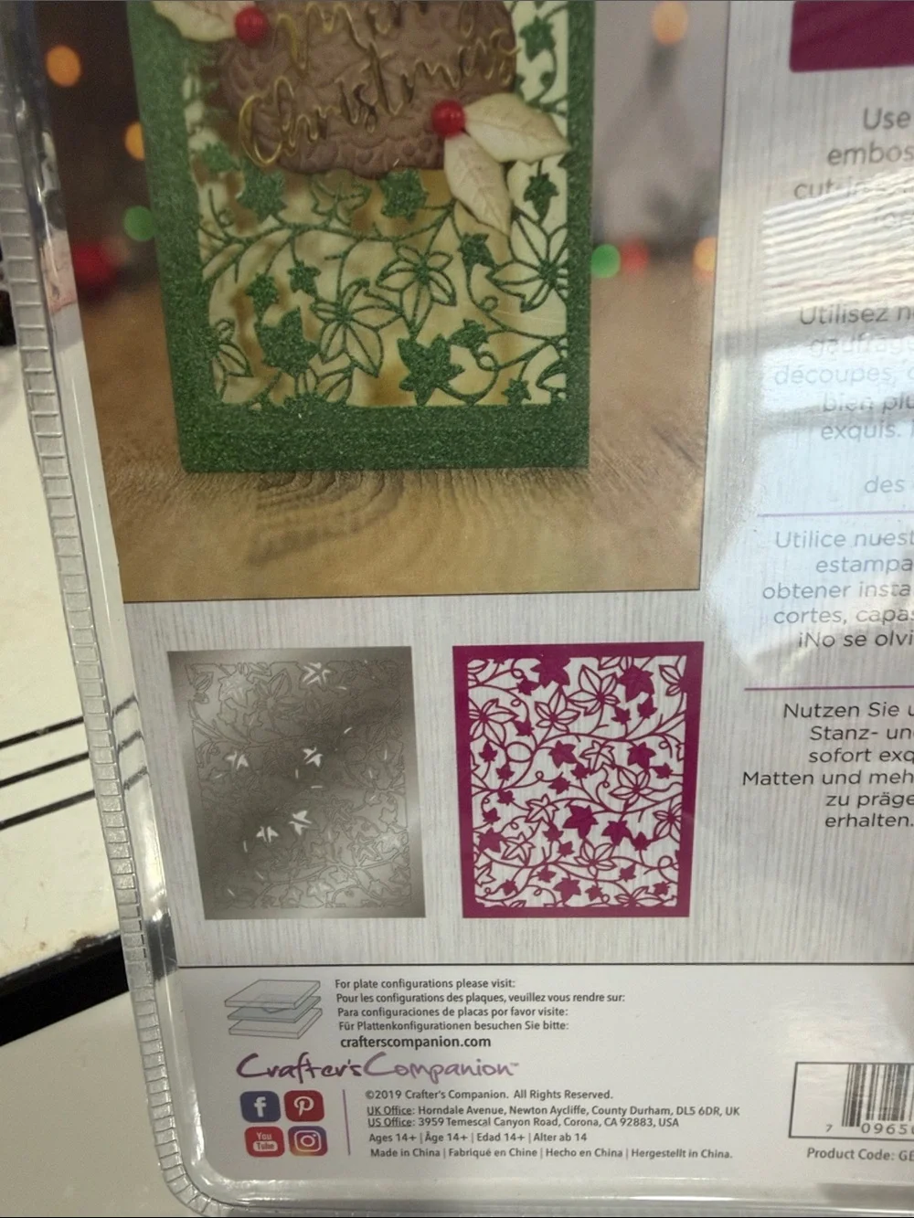 Crafters Companion Flourishing Ivy Create-a-card Die